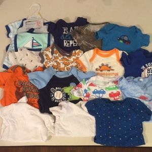 6-9m Boys Onesies